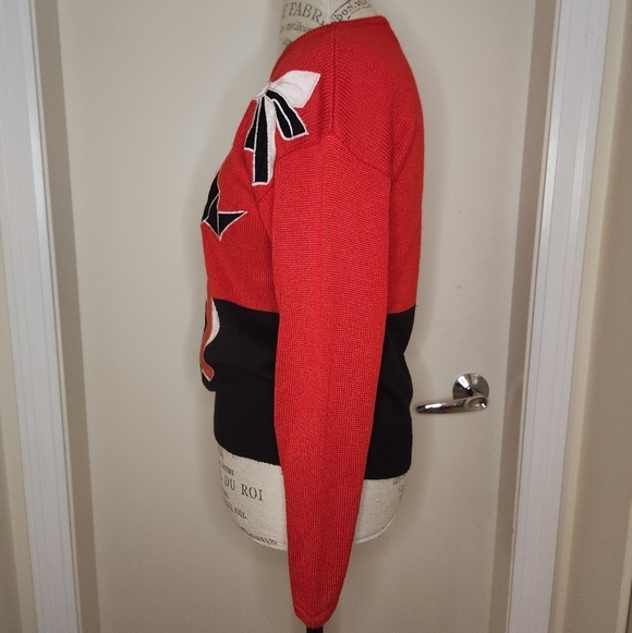 Vintage 80s Franco Valeri knit sweater - Picture 2 of 8